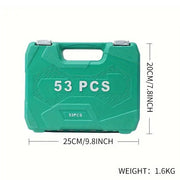 53pcs Set Car Repair Kit Tools, Car Repair Machine Repair Quick