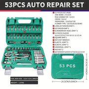 53pcs Set Car Repair Kit Tools, Car Repair Machine Repair Quick