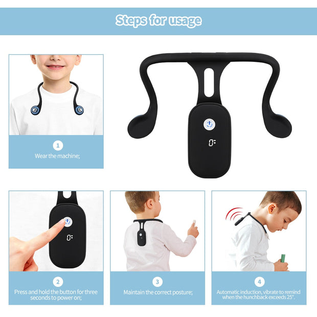 Intelligent Posture Correction Device Smart Realtime Scientific Back