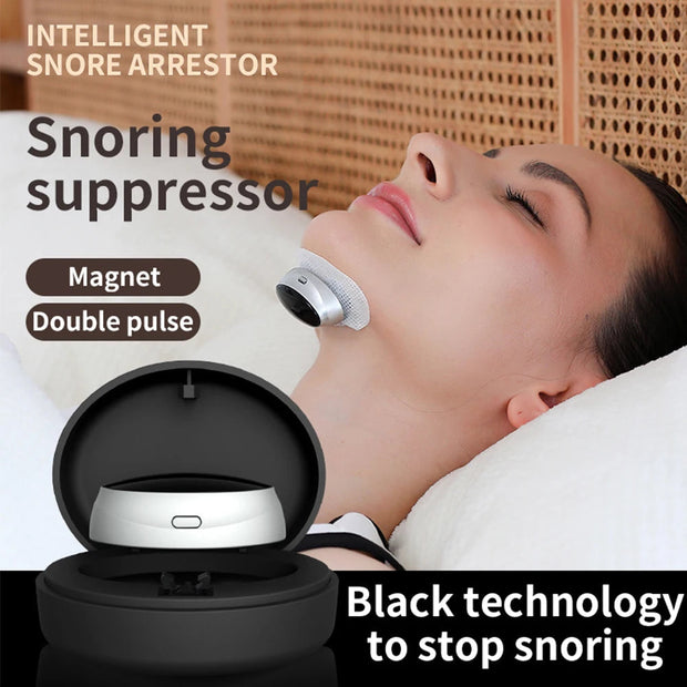 Smart Anti Snoring Device Dual Pulse Muscle Stimulator Stop Snore