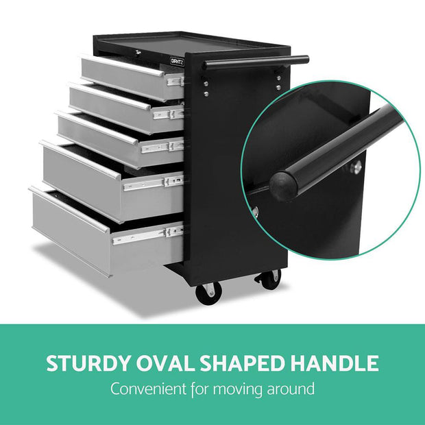 Giantz 14 Drawer Tool Box Cabinet Chest Mechanic Garage Storage