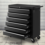 Giantz 6 Drawer Tool Box Cabinet Chest Trolley Cart Garage Toolbox