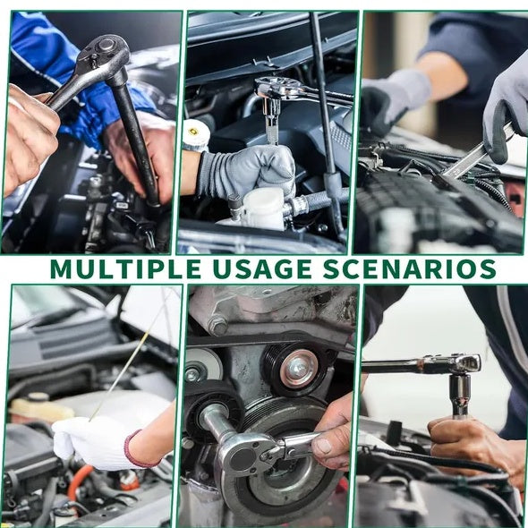 53pcs Set Car Repair Kit Tools, Car Repair Machine Repair Quick