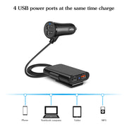 Smart QC3.0 Quick Car USB Charger With A Clip