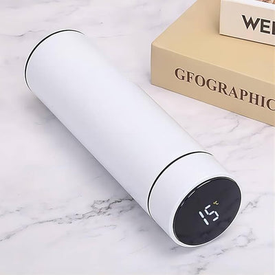 500ml Hot & Cold Smart LED Temperature Display Water Bottle, Double